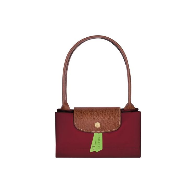 Longchamp S Recycled canvas Válltáskák Piros | 346128UZK