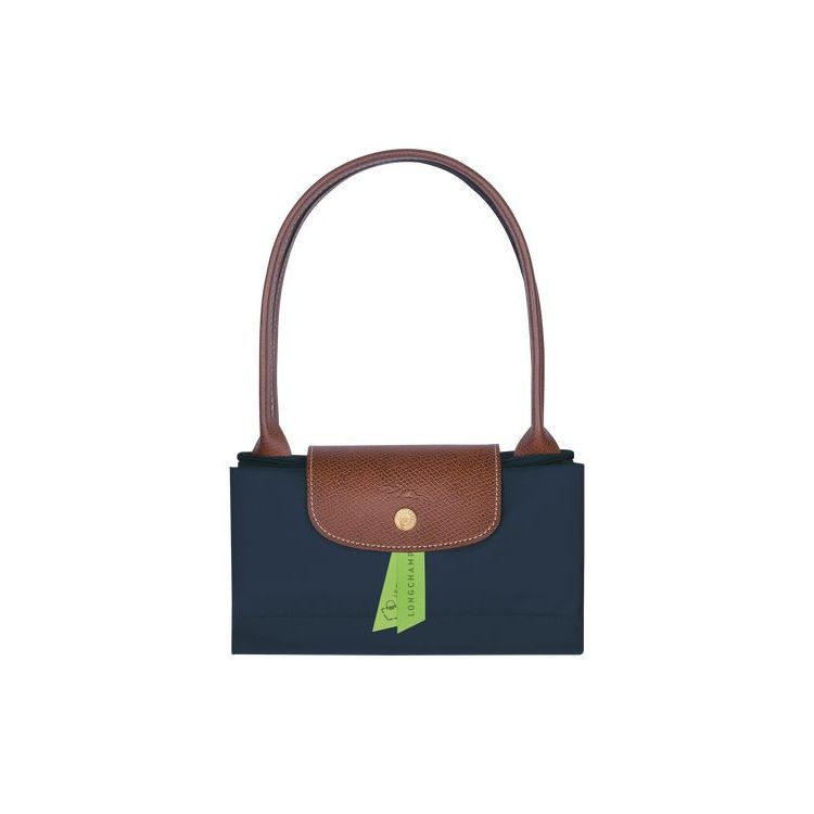 Longchamp S Recycled canvas Válltáskák Sötétkék | 748631CYF