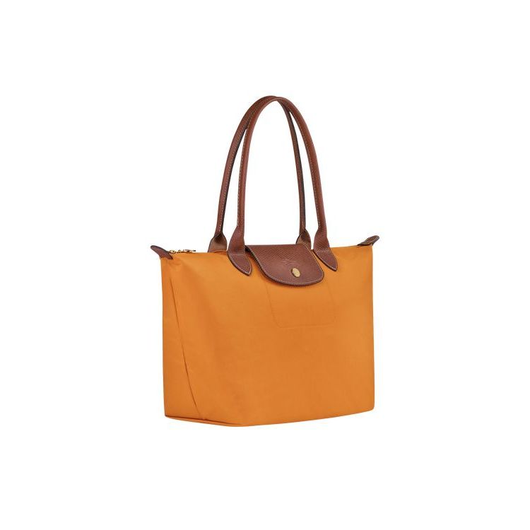 Longchamp S Saffron Recycled canvas Válltáskák Narancssárga | 278096SLC