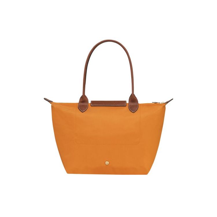 Longchamp S Saffron Recycled canvas Válltáskák Narancssárga | 278096SLC