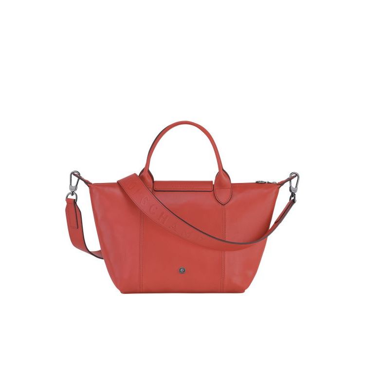 Longchamp S Terracotta Bőr Kézitáska Narancssárga | 473289JUI