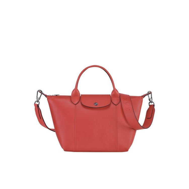 Longchamp S Terracotta Bőr Kézitáska Narancssárga | 473289JUI