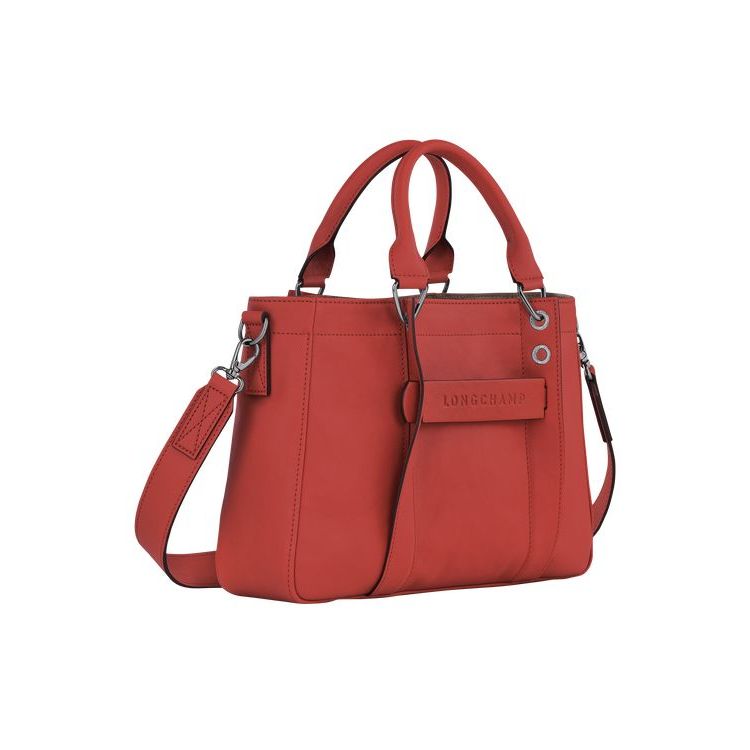 Longchamp S Terracotta Bőr Kézitáska Narancssárga | 654231EFK