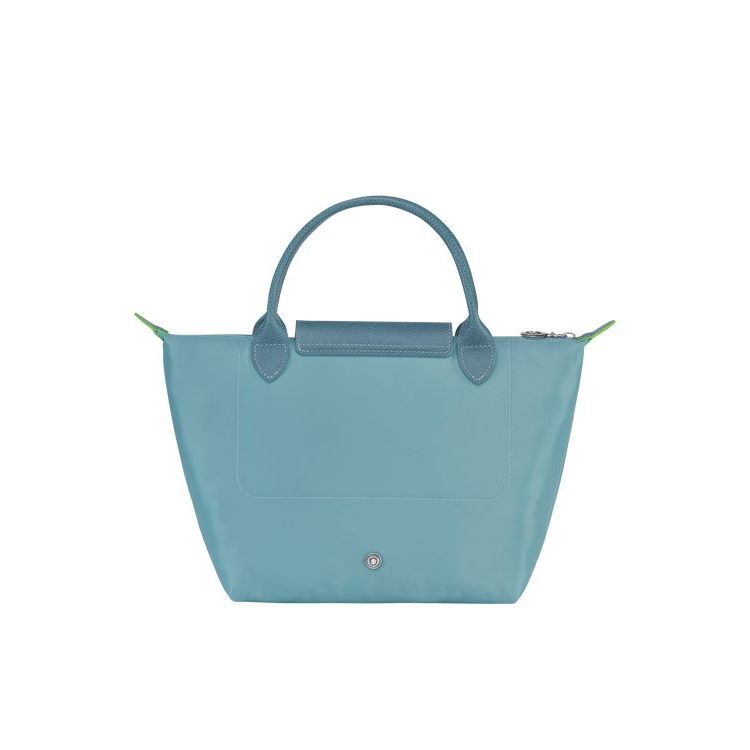 Longchamp S Thunderstorm Recycled canvas Kézitáska Kék | 621049ILN