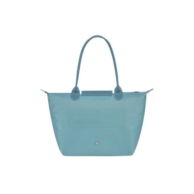 Longchamp S Thunderstorm Recycled canvas Válltáskák Kék | 641279TJO