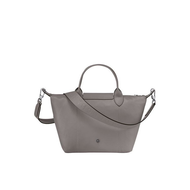 Longchamp S Turtledove Bőr Kézitáska Szürke | 096875XRH