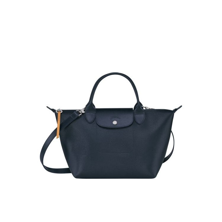 Longchamp S Vászon Kézitáska Sötétkék | 674082GMD