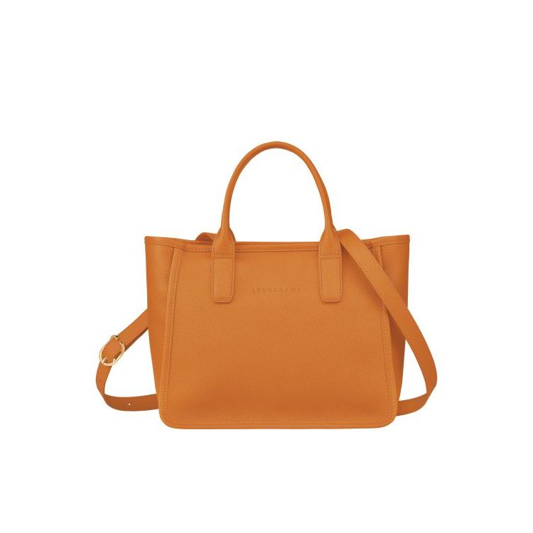 Longchamp Saffron Bőr Kézitáska Narancssárga | 924570HOU