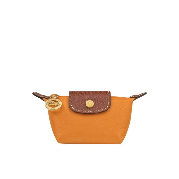 Longchamp Saffron Recycled canvas Kártyatartó Narancssárga | 451803ZLO