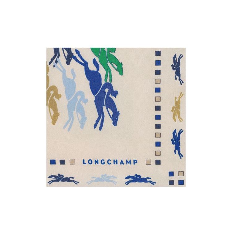 Longchamp Scarf 70 Silk Sál Zöld | 964721MZD