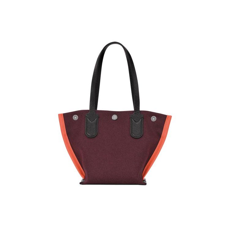 Longchamp Shopping Xs Vászon Válltáskák Bordó | 125963YHA