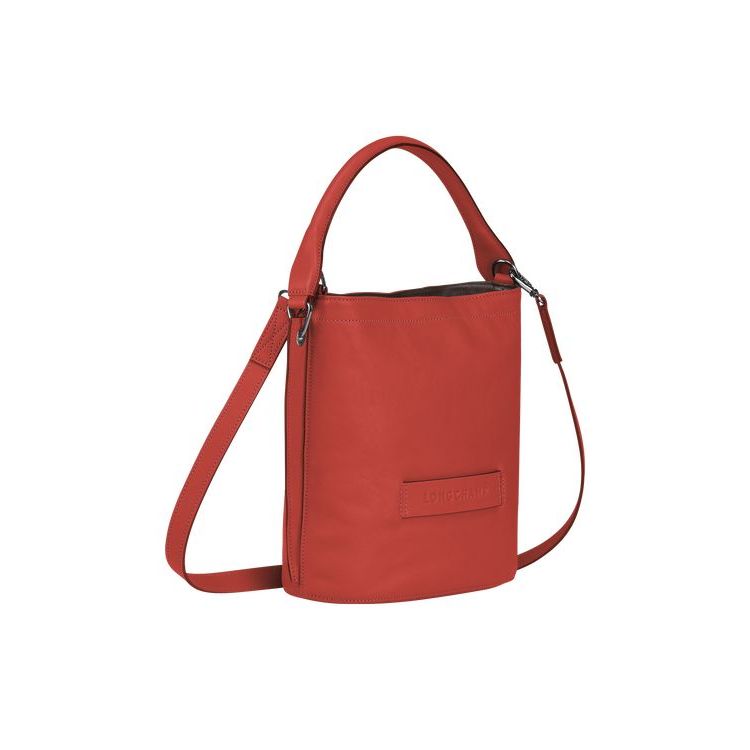 Longchamp Terracotta Bőr Crossbody Táska Narancssárga | 183576NLW