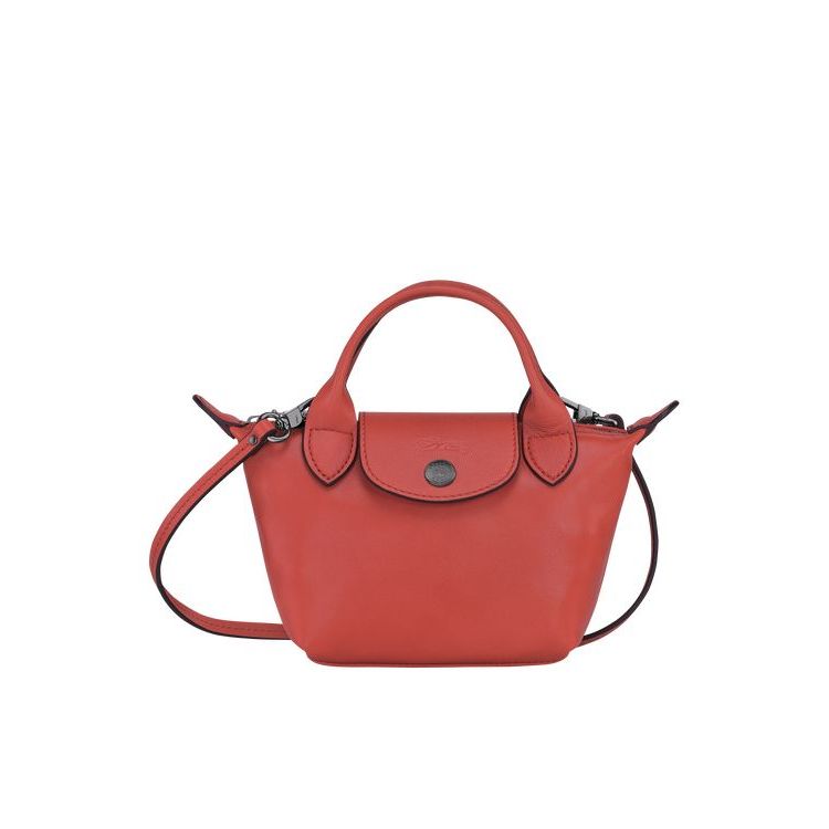 Longchamp Terracotta Bőr Crossbody Táska Narancssárga | 935264GSF