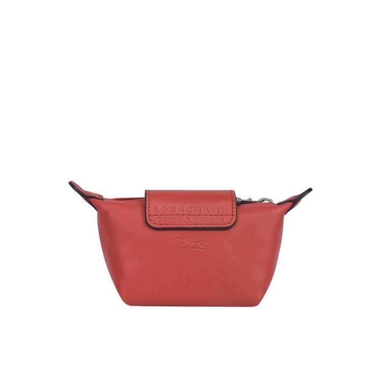 Longchamp Terracotta Bőr Kártyatartó Narancssárga | 709163PRD