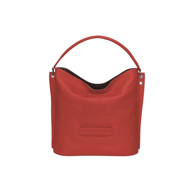 Longchamp Terracotta Bőr Válltáskák Narancssárga | 726309TWE