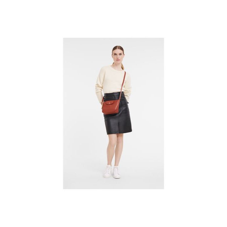 Longchamp Terracotta Vászon Crossbody Táska Narancssárga | 631792GAE