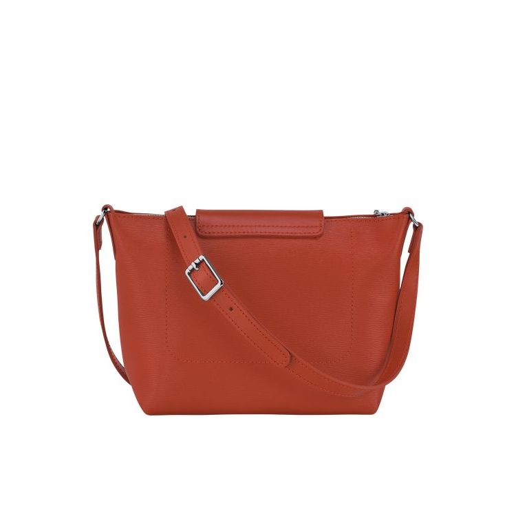 Longchamp Terracotta Vászon Crossbody Táska Narancssárga | 631792GAE