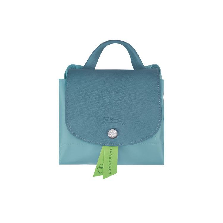 Longchamp Thunderstorm Recycled canvas Hátizsák Kék | 352981BEV