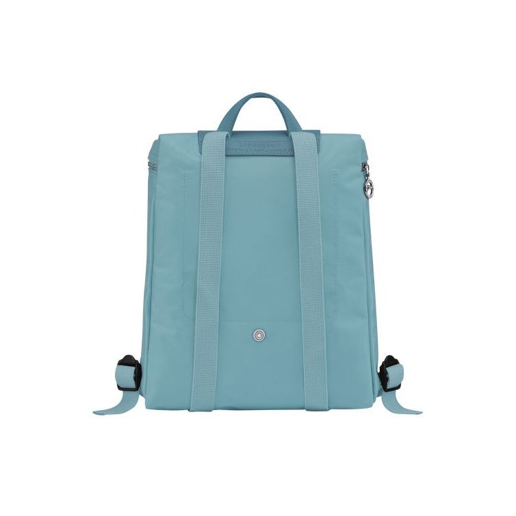 Longchamp Thunderstorm Recycled canvas Hátizsák Kék | 917506ONI