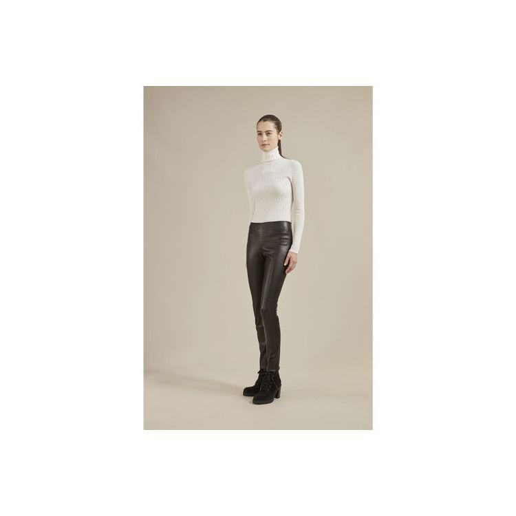 Longchamp Trousers Bőr Nadrág Fekete | 740329ADN