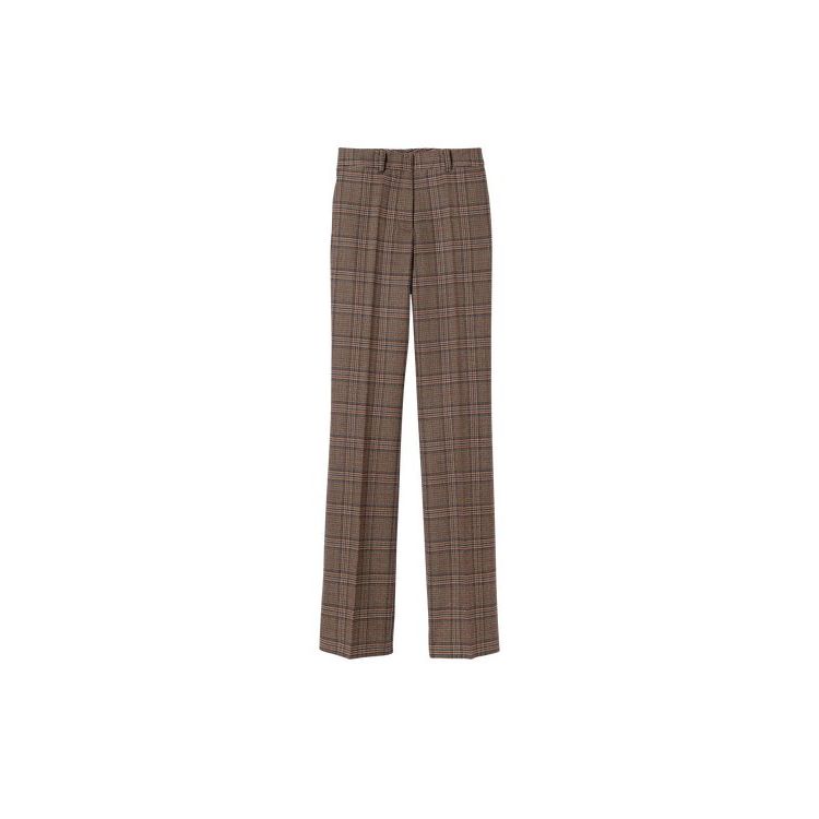 Longchamp Trousers Gyapjú Nadrág Barna | 439875NFC