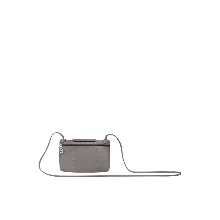 Longchamp Turtledove Bőr Crossbody Táska Szürke | 593024ZJP