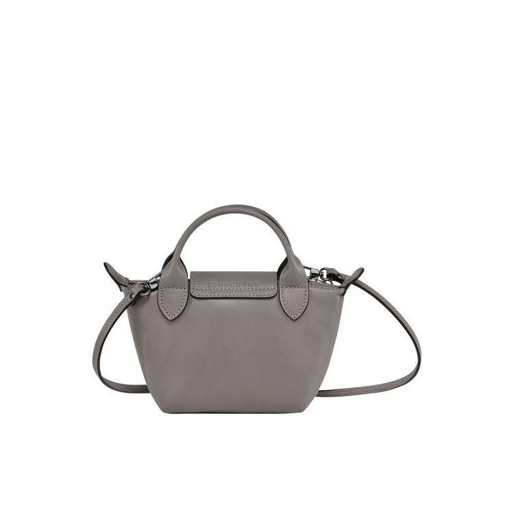 Longchamp Turtledove Bőr Crossbody Táska Szürke | 856321RAT