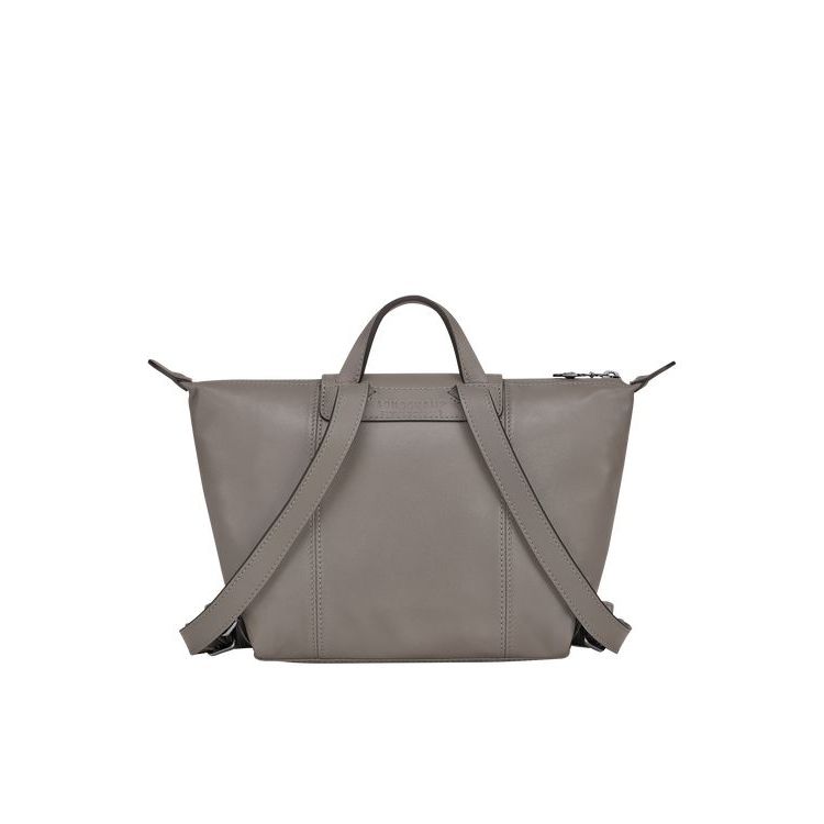 Longchamp Turtledove Bőr Hátizsák Szürke | 581467EJF