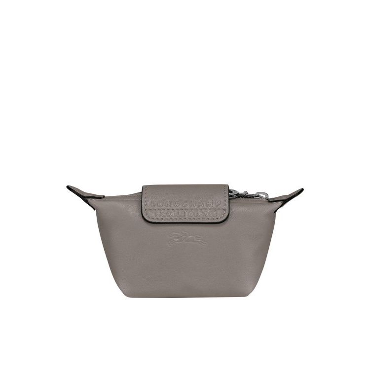 Longchamp Turtledove Bőr Kártyatartó Szürke | 654108DHX