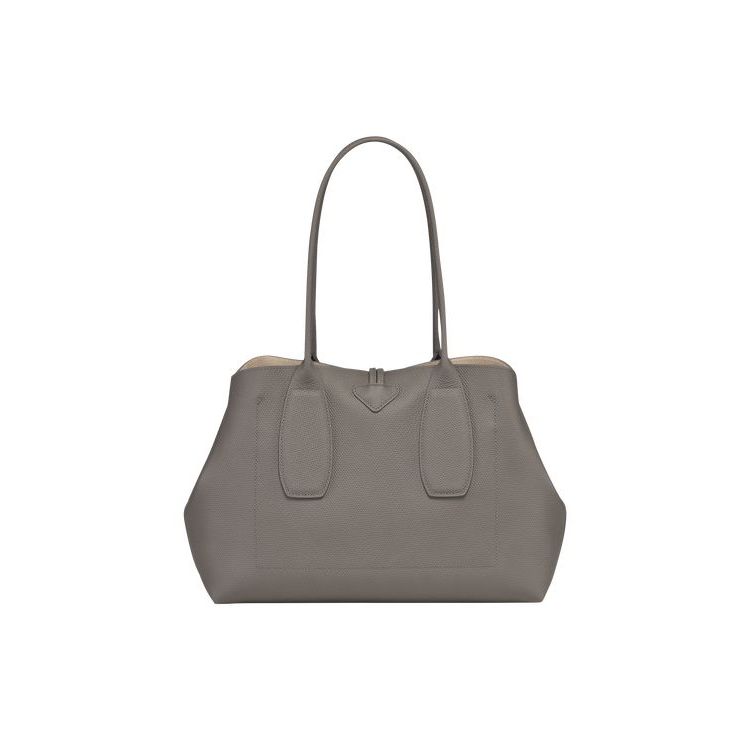 Longchamp Turtledove Bőr Válltáskák Szürke | 091873UGS