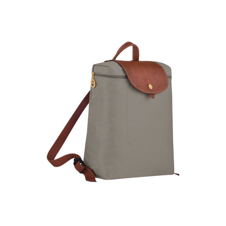 Longchamp Turtledove Recycled canvas Hátizsák Szürke | 029346XMR