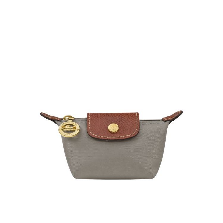 Longchamp Turtledove Recycled canvas Kártyatartó Szürke | 572461BMY