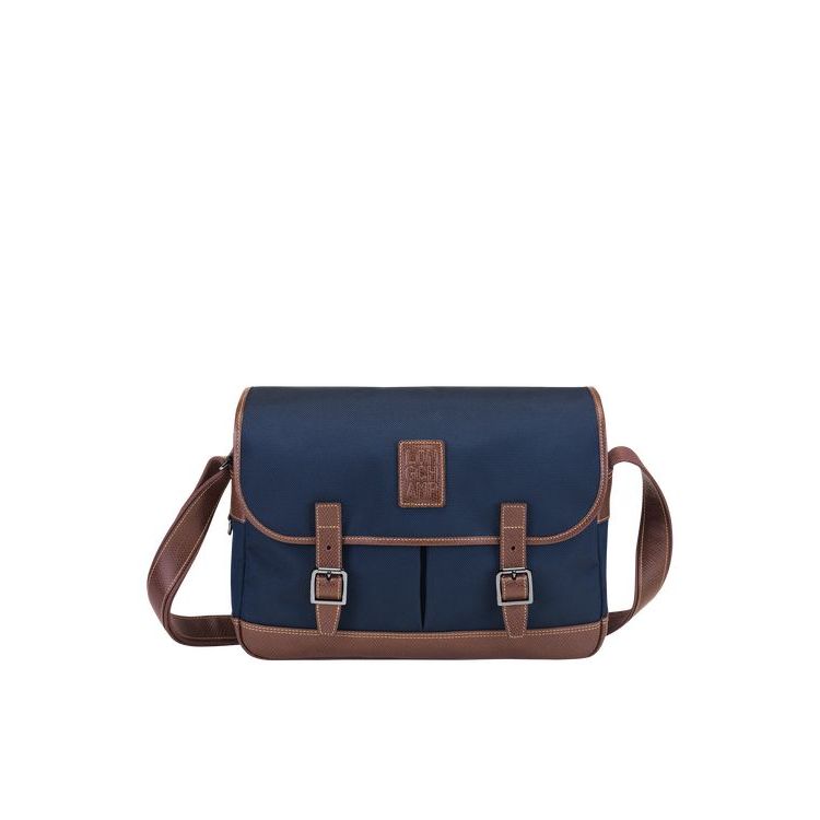 Longchamp Vászon Crossbody Táska Kék | 238057USY