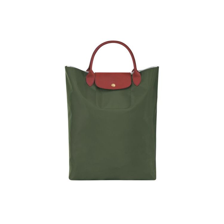 Longchamp Vászon Kézitáska Khaki | 023485RDI