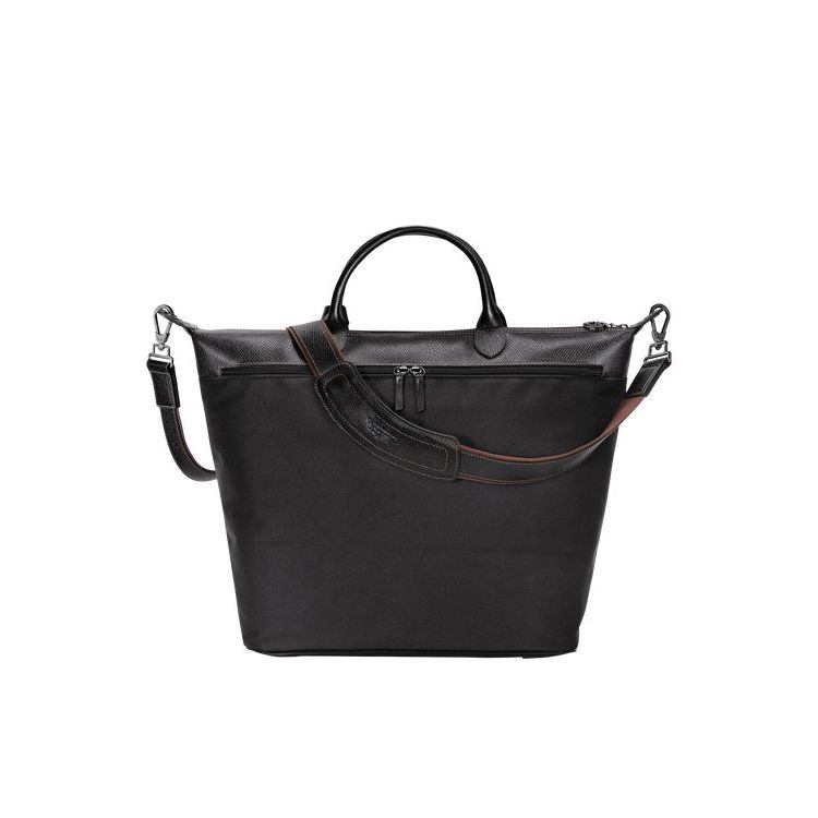 Longchamp Vászon Utazótáskák Fekete | 718426JKT