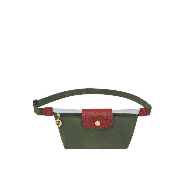 Longchamp Vászon Övtáska Khaki | 075962RWO