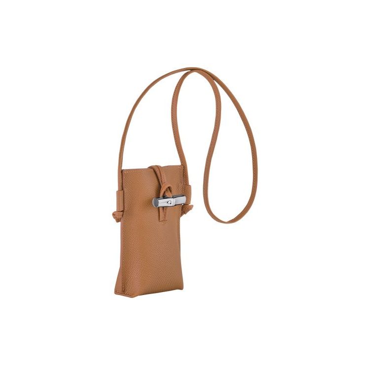 Longchamp With Csipke Bőr Pouches Bézs | 138295TLU