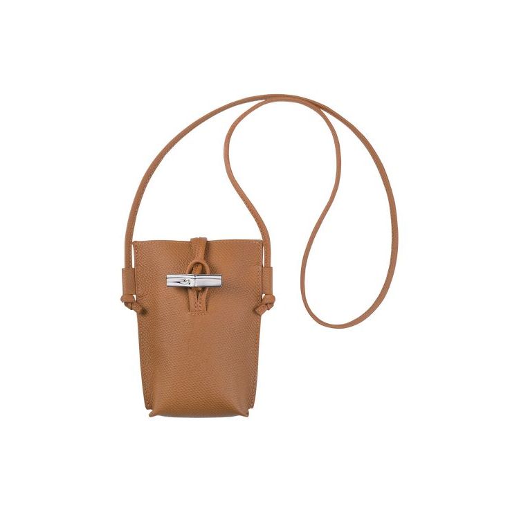 Longchamp With Csipke Bőr Pouches Bézs | 138295TLU