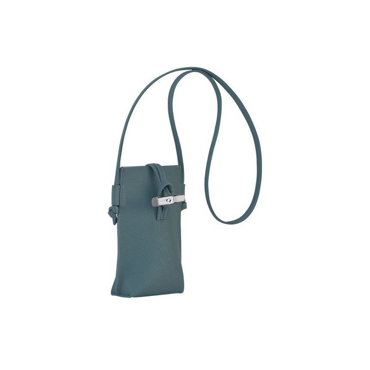 Longchamp With Csipke Thistle Bőr Pouches Kék | 140326MDN