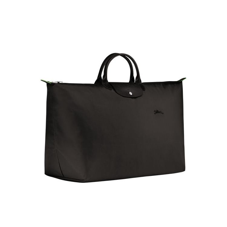 Longchamp Xl Recycled canvas Utazótáskák Fekete | 403695HSU