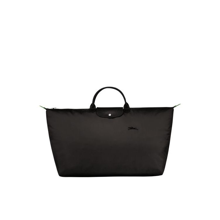 Longchamp Xl Recycled canvas Utazótáskák Fekete | 403695HSU