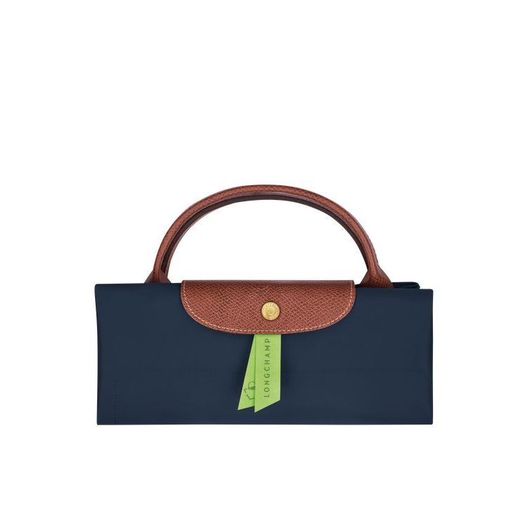 Longchamp Xl Recycled canvas Utazótáskák Sötétkék | 715293DPG