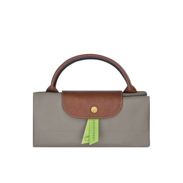 Longchamp Xl Turtledove Recycled canvas Utazótáskák Szürke | 190873QZK