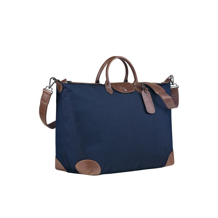 Longchamp Xl Vászon Utazótáskák Kék | 603829EUS