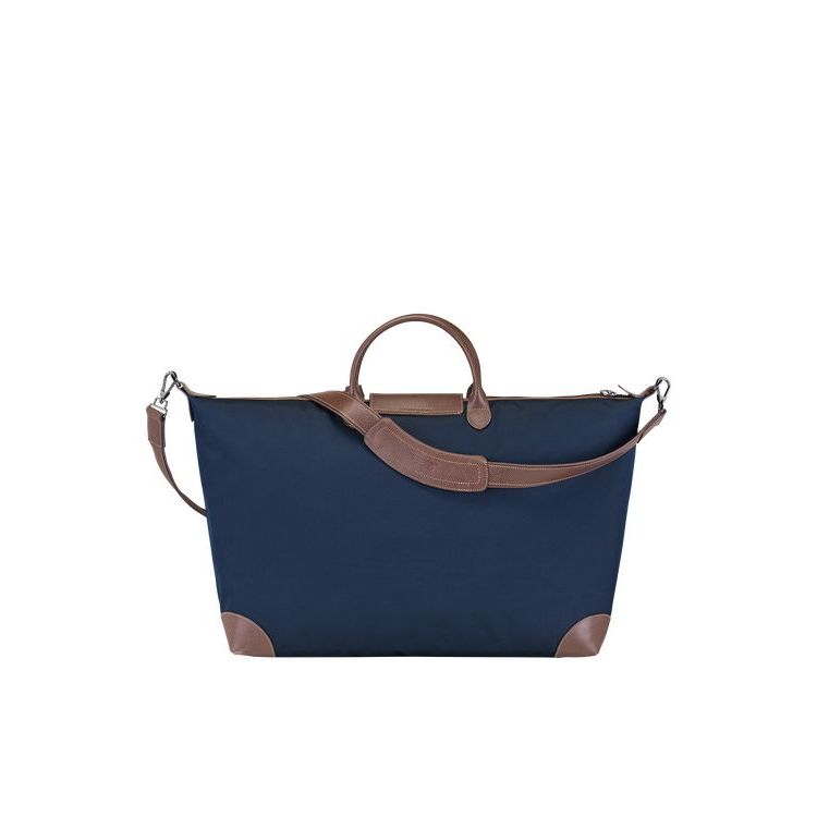 Longchamp Xl Vászon Utazótáskák Kék | 603829EUS