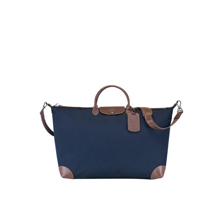 Longchamp Xl Vászon Utazótáskák Kék | 603829EUS