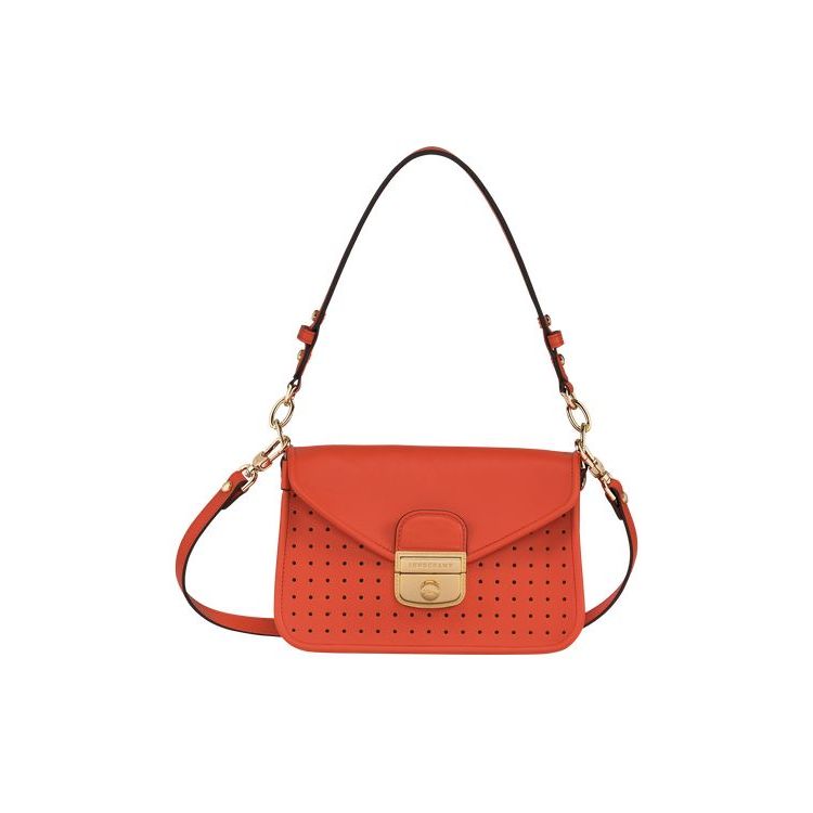 Longchamp Xs Bőr Crossbody Táska Narancssárga | 204837ZQW