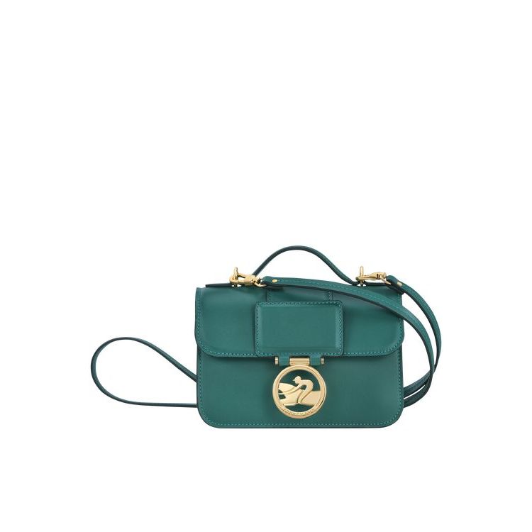 Longchamp Xs Bőr Crossbody Táska Szürke Zöld | 390682XWB