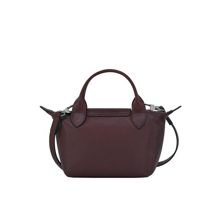 Longchamp Xs Bőr Kézitáska Bordó | 014267NYB