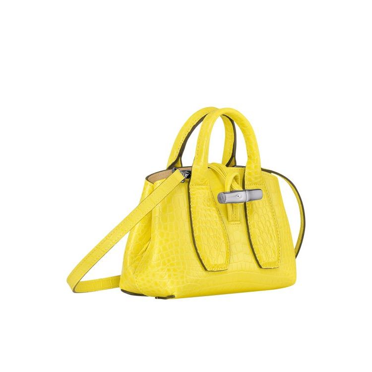 Longchamp Xs Bőr Kézitáska Citrom | 804735DSG